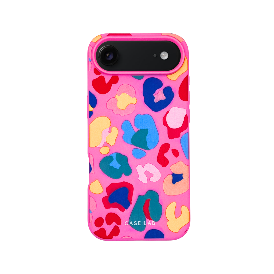 CANDY PINK MULTI LEOPARD PHONE CASE